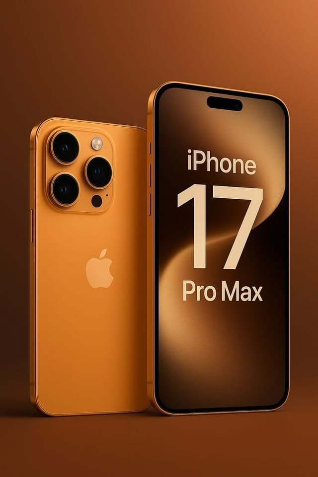 Apple iphone 17pro max Gold